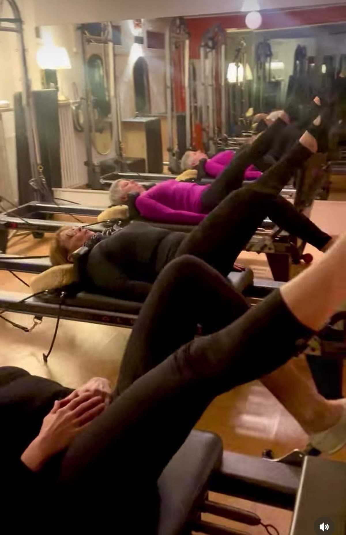 Cours collectif Pilates Reformer — groupe